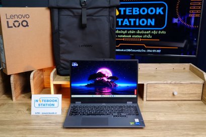 Lenovo LOQ i5-12450HX RTX2050(4GB) RAM12 SSD512 จอ15.6 FHD 144Hz สเปคสูง ดีไซน์สวยเท่ ดูทันสมัย เครื่องสวยประกันศูนย์ เพียง 16,990 .- ครบกล่องพร้อมกระเป๋าเป้