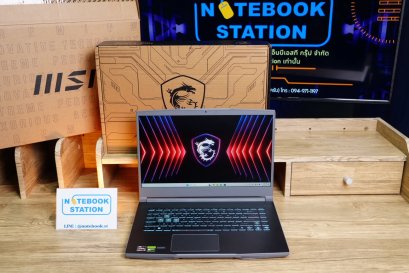 MSI THIN A15 Ryzen5-7535HS RTX3050(4GB) Ram16 SSD512GB จอ15.6 FHD 144Hz สเปคสูง ดีไซน์สวยหรู ขายเพียง 17,990.-เท่านั้น