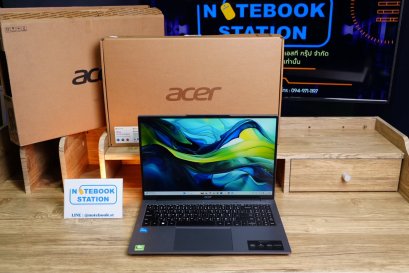 Acer Aspire Lite 16 i3-1215U Ram8 SSD512 จอ16นิ้ว FHD+ สเปคดีทำงานเก่ง จอใหญ่มีแป้นตัวเลขแยก ดีไซน์บางเบา เครื่องมีประกันศูนย์ ขายถูกเพียง 9,999.-
