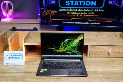 Acer Swift 3 i5-1035G1 การ์ดจอแยกMX350(2GB) ram8 ssd512 จอ14นิ้ว FHD เครื่องเล็กบางเบาเหมาะแก่การพกพา ขายเพียง 8,990.-