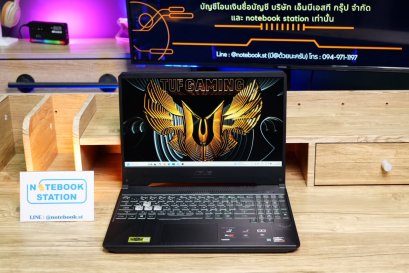 Asus TUF Gaming Ryzen7-3750H RTX2060(6GB) Ram16 SSD512 จอ15.6 144Hz สเปคเกมมิ่ง คีย์บอร์ดไฟRGB ขายเพียง 14,900.-