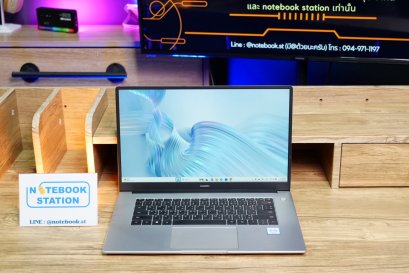 Huawei Matebook D15 i3-10110U Ram8 SSD256 จอ15.6 FHD IPS สเปคทำงาน หน้าจอใหญ่ น้ำหนักบางเบา เครื่องพร้อมใช้งาน ขายเพียง 6,590.-