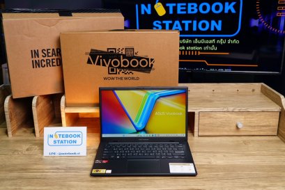 (ของใหม่)Asus Vivobook 14X Ryzen5-7520U Ram16 SSD512 จอ14 FHD IPS สเปคดีทำงานเก่ง เครื่องเล็กเหมาะกับการพกพาใช้งาน ครบกล่องพร้อมประกันศูนย์ ราคา 13,900.-(MS Office แท้)