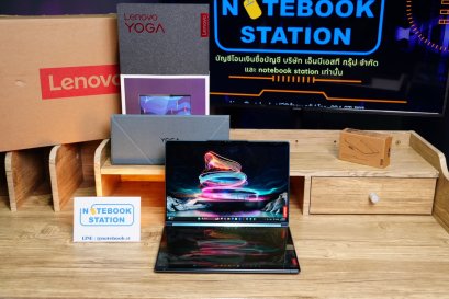 (ของใหม่)Lenovo Yoga Book 9 Ultra7-155H Ram32 1TB M.2 จอ13.3 นิ้ว 2.8K OLED ทัชกรีน2หน้าจอ สเปคสูง ดีไซน์สวยเรียบหรูดูแพง อุปกรณ์ครบกล่องประกันศูนย์2027 ราคาเพียง 47,990.- (MS Office แท้)