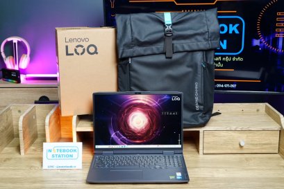 Lenovo LOQ i5-13420H RTX4050(6GB) RAM16 SSD512 จอ16.0 FHD+ 144Hz สเปคสูง ดีไซน์สวย เพียง 28,800 .- อุปกรณ์ครบกล่องพร้อมประกันศูนย์
