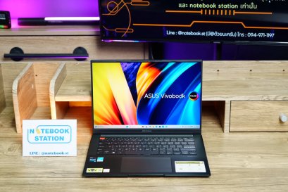 Asus Vivobook S 14X OLED i7-12700H Ram16 SSD1TB จอ14.5 2.8K OLED สเปคสูงจอสวย ทำงานเก่ง ไฟใต้คีย์บอร์ด เครื่องเล็กกะทัดรัดเหมาะกับการพกพา ขายเพียง 17,990.-