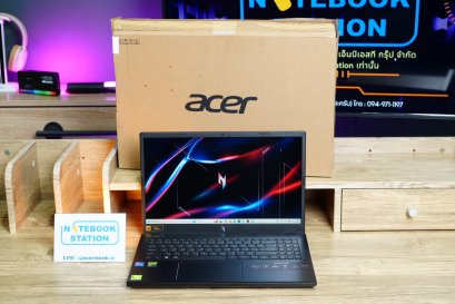 Acer Nitro V15 i5-13420H RTX-4050(6GB) RAM16 512GB M.2 จอ15.6นิ้ว sRGB100% สเปคสูงจัดเต็ม ดีไซน์เรียบหรู ฝาหลังสุดเท่ พร้อมมีประกันศูนย์ยาว2027 ขายเพียง 23,990.-เท่านั้น