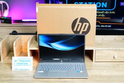 (ของใหม่)HP 15 i5-1334U Ram16 SSD512 จอ15.6 FHD รุ่นใหม่ สเปคสูง เครื่องสวย อุปกรณ์ครบกล่อง เพียง 14,900.- พร้อมประกันศูนย์(MS OFFRCE แท้)