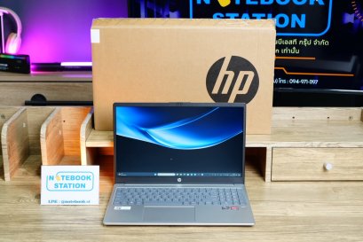 (ของใหม่)HP 15 Ryzen5-7535HS Ram8 SSD512 จอ15.6 FHD IPS สเปคดีจอใหญ่ ไฟใต้คีย์บอร์ดเครื่องบางเบาดูทันสมัย เพียง 12,990 .- มีประกันศูนย์ยาวถึง 2026(MS OFFRCE แท้)