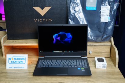 (ของใหม่)HP Victus Gaming 16 i5-14450HX RTX-4060(8GB) Ram16 512GB M.2 จอใหญ่ 16.1 FHD 165Hz เกมมิ่งรุ่นใหม่ สเปคจัดเต็ม คีย์บอร์ดไฟRGB ครบกล่องพร้อมประกันศูนย์ ขายเพียง 32,990.-