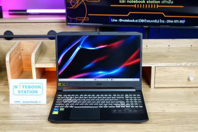 Acer Nitro 5 i5-11400H RTX-3050(4GB) Ram8 512GB M.2 จอ15.6 FHD 144Hz สเปคเกมมิ่ง คีย์บอร์ดไฟRGBแบบ4โซน เครื่องพร้อมใช้งาน ในราคาสุดคุ้มเพียง 15,999.-