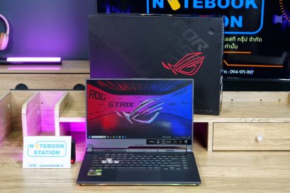 Asus ROG Strix G15 Ryzen7-6800H Ram16 RTX-3050(4GB) 512GB M.2 จอ15.6 FHD IPS 144Hz 100% sRGB สเปคเกมมิ่ง ดีไซน์สุดเท่ ไฟRGBแบบจัดเต็ม เครื่องพร้อมใช้งานขายเพียง 20,990.-