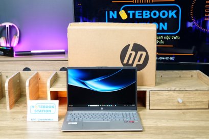 Hp 15 Ryzen3-7320U Ram8 SSD256 จอ15.6 FHD IPS สเปคทำงานทั่วไป  ดีไซน์บางเบา เครื่องสวยพร้อมประกันศูนย์ยาว2027 ขายเพียง 9,490.- (MS OFFICE แท้)