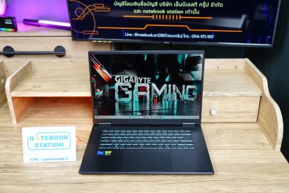 GIGABYTE GAMING A16 i7-13620H&nbsp;Ram32 RTX-4050(6GB) 1TB M.2 16.0นิ้ว FHD+ 165Hz เกมมิ่งสเปคสูง ดีไซน์สวยเท่เรียบหรูดูทันสมัย มีประกันศูนย์ยาว2027 ขายเพียง 27,990.-