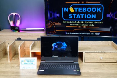 HP Victus Gaming 15 Ryzen5-8645HS Ram16 RTX-4050(6GB) 1TB SSD M.2 จอ15.6 FHD 144Hz เกมมิ่งสเปคสูง ดีไซน์เรียบหรูดูแพง พร้อมประกันศูนย์ เพียง 22,900.-