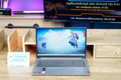 Lenovo IdeaPad 1 Ryzen5-7520U Ram8 SSD512 15.6 Full HD หน้าจอใหญ่มีแป้นตัวเลขแยก สเปคดี ทำงานเก่ง ดีไซน์สวยบาง ราคาเพียง 10,990.-