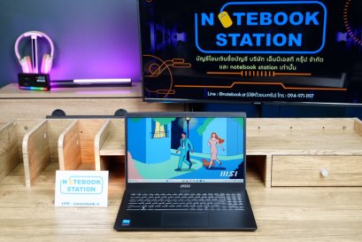 MSI Modern 15 i3-1215U Ram8 SSD512 จอ15.6 FHD IPS 60Hz สเปคดีทำงานเก่ง มีแป้นตัวเลขแยก พร้อมไฟใต้คีย์บอร์ด มีประกันศูนย์ ขายเพียง 9,590.- เครื่องพร้อมใช้งาน