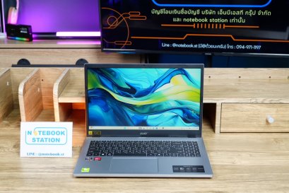 Acer Aspire Go 15 Ryzen5-7535HS Ram16 SSD512 หน้าจอ15.6 FHD ตัวเครื่องดีไซน์สวยดูทันสมัย สเปคดี ทำงานเก่ง เครื่องพร้อมใช้งาน ขายเพียง 11,990.- มีประกันศูนย์(MS Office แท้)