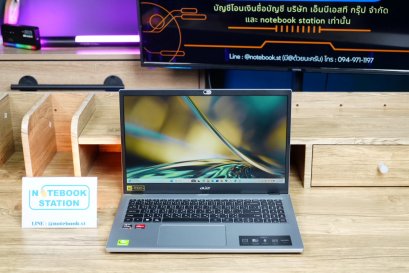 Acer Aspire 3 Ryzen3-7320U Ram8 SSD256GB จอ15.6 FHD IPS สเปคทำงานรุ่นใหม่ ทำงานเก่ง ดีไซน์บางเบา เครื่องพร้อมใช้งาน ขายเพียง 8,900.-