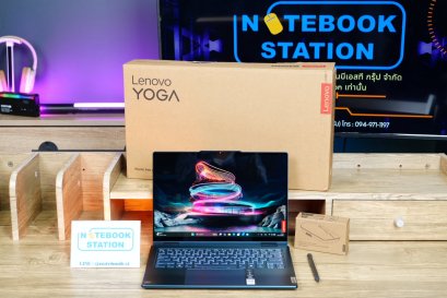 (ของใหม่)Lenovo Yoga 9 2-in-1 ทัสกรีนหมุนจอ มีปากกา Ultra 5 125H Ram16 SSD512 จอ14.0 FHD+ OLED สเปคสูงบางเบาครบกล่อง เครื่องสวย ราคาเพียง 29,490.- (MS Office แท้)