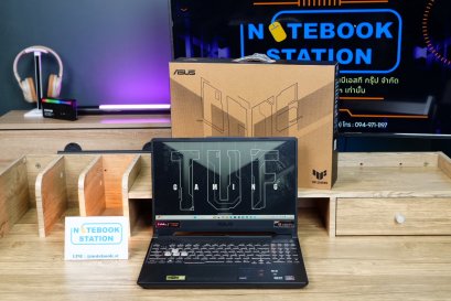 Asus TUF Gaming A15 Ryzen7-4800H RTX3050(4GB) Ram16 SSD512GB จอ15.6 FHD 144Hz สเปคเกมมิ่ง คีย์บอร์ดไฟRGB ดีไซน์สวยเท่ เครื่องพร้อมใช้งาน ราคา 17,590.-