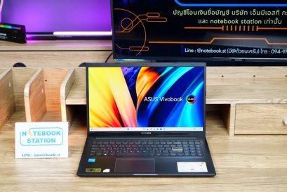 Asus VivoBook 15 OLED i3-1115G4 Ram4 SSD512 จอ15.6 OLED จอภาพสวยคมชัด สเปคดี ราคาเพียง 8,900.-