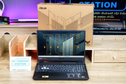 Asus TUF Gaming A15 Ryzen7-7435HS Ram8 RTX-2050(4GB) 512GB M.2 จอ 15.6 FHD IPS 144Hz สเปคเกมมิ่ง คีย์บอร์ดไฟ ดีไซน์สวยเท่ ประกันศูนย์ถึงปลายปี2027 ขายเพียง 17,990.-