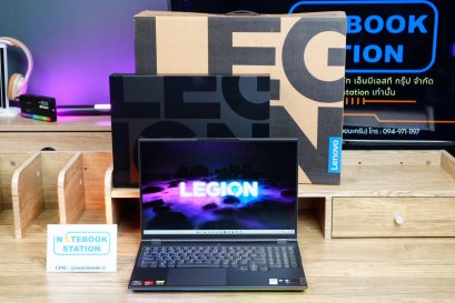 Lenovo Legion 7 Ryzen9-5900HX RTX3080(16GB) Ram32 SSD2TB จอ16 WQHD 165Hz เกมมิ่งสูง คีย์บอร์ดไฟRGB เครื่องพร้อมใช้งาน ราคา 45,990.- อุปกรณ์ครบกล่อง