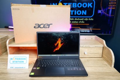 Acer Nitro V15 Ryzen5-6600H RTX3050(6GB) RAM32 SSD512 15.6นิ้ว FHD 165Hz sRGB100% เกมมิ่งรุ่นใหม่ สเปคสูง มีประกันศูนย์ยาว2028 ขายเพียง 20,990.- เท่านั้น