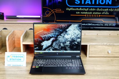 Acer Nitro 16 Ryzen7-7840HS RTX4050(6GB) Ram16 SSD512 จอ16 WUXGA 165Hz sRGB100% เกมมิ่งสเปคสูง คีย์บอร์ดไฟRGB เครื่องพร้อมใช้งาน ราคา 26,990.- พร้อมประกันศูนย์