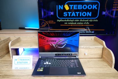 Asus ROG Strix G15 Ryzen7-4800H Ram16 RTX-3050Ti(4GB) 512GB M.2 จอ15.6 FHD IPS 144Hz สเปคเกมมิ่ง ดีไซน์สุดเท่ ไฟRGBแบบจัดเต็ม เครื่องสวยพร้อมใช้งาน เพียง 20,990.-