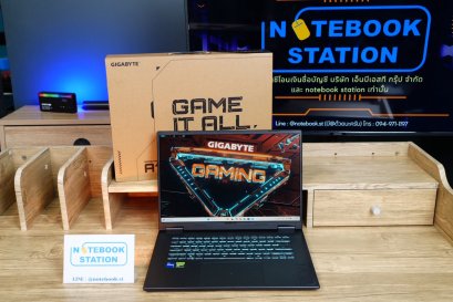 GIGABYTE GAMING A16 i7-13620H Ram16 RTX4050(6GB) SSD1TB 16.0นิ้ว FHD+ 165Hz เกมมิ่งสเปคสูง ดีไซน์สวยเท่เรียบหรูดูทันสมัย มีประกันศูนย์ยาว2027 ขายเพียง 26,990.- อุปกรณ์แท้ครบกล่อง