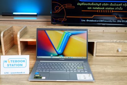 Asus VivoBook S14 i3-1115G4 Ram4 SSD512 จอ14 FHD IPS จอภาพสวย สเปคดี  คีย์บอร์ดมีไฟ เครื่องพร้อมใช้งาน เพียง 6,990 .-