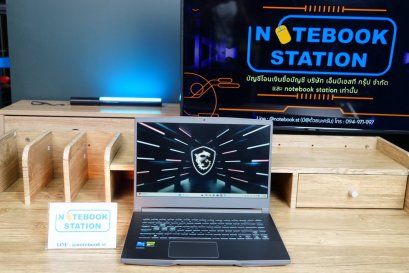 MSI Thin 15 i5-12450H RTX4050(6GB) Ram16 SSD512 จอ15.6 144Hz สเปคสูง ไฟคีย์บอร์ดสีฟ้า เครื่องสวย อุปกรณ์แท้ครบกล่องมีประกันศูนย์ พร้อมใช้งาน ขายเพียง 22,190.-