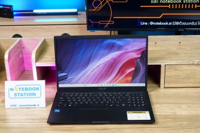 Asus Vivobook 15 i5-1135G7 Ram8 SSD512 15.6นิ้ว HD สเปคดีทำงานเก่ง จตอใหญ่มีแป้นตัวเลขแยก เครื่องพร้อมใช้งานเพียง 7,990.-