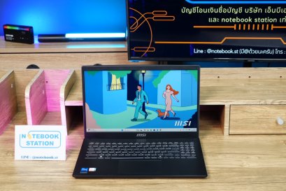MSI Modern15 i5-1335U Ram16 512GB M.2 จอ15.6 FHD IPS สเปคทำงานรุ่นใหม่ อุปกรณ์แท้ครบกล่องประกันศูนย์2026 ราคาเพียง 11,990.-เท่านั้น