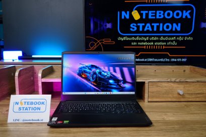 Lenovo IdeaPad Gaming 3 Ryzen5-5600H GTX1650(4GB) RAM8 SSD512 จอ15.6 FHD 120Hz สเปคเกมมิ่ง เครื่องพร้อมใช้งาน ขายถูกเพียง 13,990.-