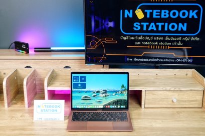 APPLE Macbook Air 13 (2020) M1 Ram8 SSD256 จอ13.3 ความชัดระดับ2k Cycle count 14 ครั้ง เครื่องพร้อมใช้งาน ขายถูกเพียง 14,590.-
