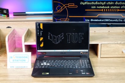Asus TUF Gaming A15 Ryzen7-4800H RTX3050(4GB) Ram8SSD512GB จอ15.6 FHD 144Hz สเปคเกมมิ่ง คีย์บอร์ดไฟRGB ดีไซน์สวยเท่ เครื่องพร้อมใช้งาน ราคา 14,990.-