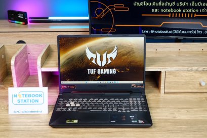 Asus TUF Gaming A15 Ryzen7-4800H RTX3050(4GB) Ram8 SSD512GB จอ15.6 FHD 144Hz สเปคเกมมิ่ง คีย์บอร์ดไฟRGB ดีไซน์สวยเท่ เครื่องพร้อมใช้งาน ราคา 14,990.-