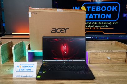 Acer Nitro V15 i9-13900H RTX-4060(8GB) RAM16 SSD512 จอ15.6 FHD 165Hz สเปคสูงจัดเต็ม ดีไซน์เรียบหรู ดูทันสมัย ครบกล่องพร้อมประกันศูนย์2028 ขายเพียง 33,990 .-