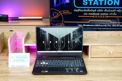 Asus TUF Gaming A15 Ryzen5-7535HS RTX2050(4GB) Ram8 SSD512 จอ 15.6 FHD 144Hz สเปคสูง คีย์บอร์ดไฟRGB ดีไซน์สวยเท่ดูทันสมัย พร้อมประกันศูนย์ เพียง 17,990.-