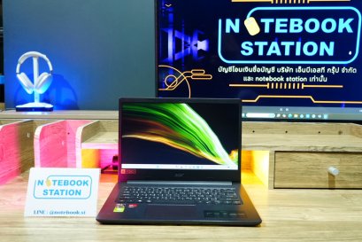 Acer Aspire 3 Ryzen3-3250U Ram4 SSD512 จอ 14 FHD งานเอกสาร ใช้งานทั่วไป เครื่องประมวลผลไว 5,590.- พร้อมใช้งาน