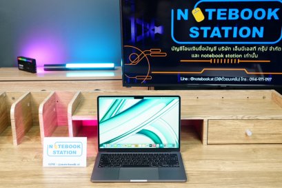 APPLE Macbook Air M2 ram8 ssd256 จอ13.6 2k Cycle count เพียง 85 ครั้ง  รีเซ็ตพร้อมใช้งาน ขายเพียง 19,900.-