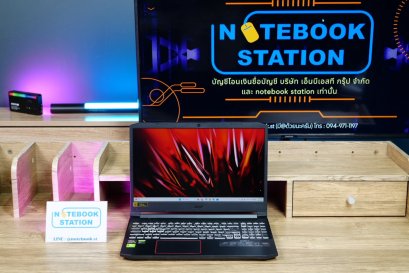 Acer Nitro 5 Ryzen5-4600H GTX1650Ti(4GB) Ram8 SSD512GB จอ15.6 144Hz สเปคดี คีย์บอร์ดไฟRGB เครื่องพร้อมใช้งาน ขายเพียง 13,990.-