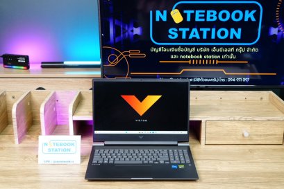HP Victus Gaming 16 i5-13500HX RTX-4050(6GB) Ram16 SSD512+ SSD1 TB จอใหญ่ 16.1 FHD 144Hz เกมมิ่งสเปคสูง ดีไซน์เรียบสวยเท่ ดูทันสมัย ขายเพียง 27,990.-