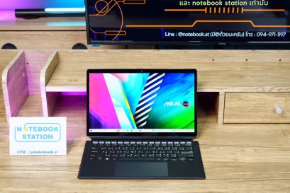 Asus Vivobook 13 Slate OLED จอคมชัด ทัสกรีนถอดจอได้ IntelPentiumSilverN6000 RAM4GB 128GB e.MMC หน้าจอ13.3 OLED เพียง 8,990.-