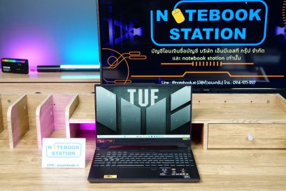 Asus TUF Gaming A15 Ryzen7-7435HS RTX-4050(6GB) Ram16 SSD512 จอ 15.6 FHD 144Hz สเปคสูง คีย์บอร์ดไฟRGB ดีไซน์สวยเท่ทันสมัย เครื่องพร้อมใช้งานเพียง 25,990.- ประกันศูนย์สิ้นปี2026