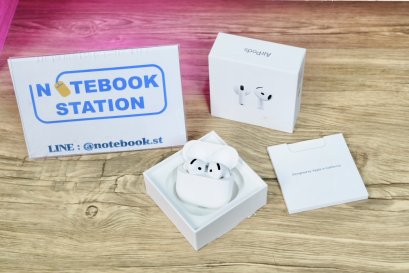 หูฟังไร้สาย Apple AirPods 4 สภาพสวย ครบกล่อง ราคาเพียง 3,190 .-เท่านั้น