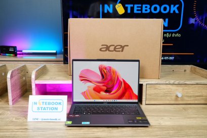 Acer Swift Go 14 AIรุ่นใหม่ Ryzen7-8845HS Ram16 SSD512 จอ14นิ้ว 2.8K OLED จอสวยคมชัด สเปคสูงทำงานเก่ง มีAIBoost ดีไซน์เบาบาง อุปกรณ์ครบกล่องพร้อมประกันศูนย์ยาว2028 ราคาเพียง 21,990.- เท่านั้น